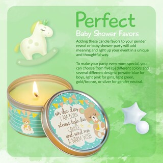 Foto 6 | Foto 6 | Party Favors Majestic Zen Gender Reveal Green Baby Favor - Venta Internacional.