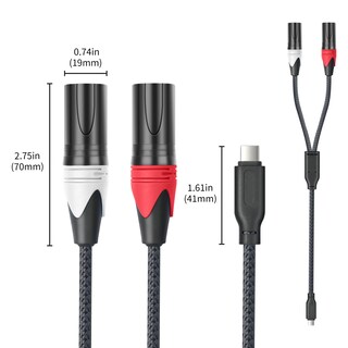 Foto 5 | Foto 5 | Cable De Audio Usb C A Xlr Szlliyxs Tipo C A Xlr Macho De 3.3 Pies - Venta Internacional.