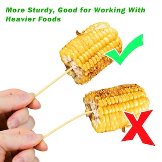 Foto 3 | Foto 3 | Brochetas De Madera Hysagtek De Bambú De 15 Cm 400 Unidades Para Barbacoa Y Fondue - Venta Internacional.