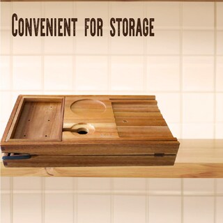 Foto 6 | Foto 6 | Bandeja De Bañera Xce Plegable Ampliable A 105 Cm De Madera De Acacia - Venta Internacional.