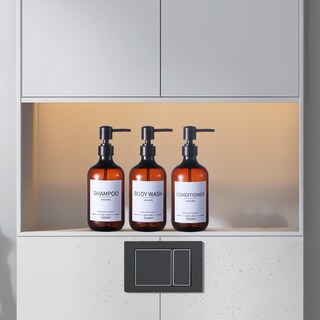Foto 7 | Foto 7 | Set De Botellas De Champú Y Acondicionador Mithrgrous Paquete De 5 Color Ámbar - Venta Internacional.