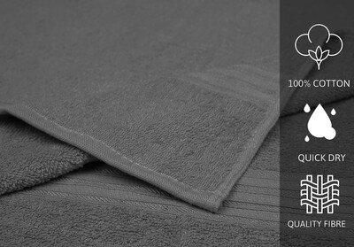 Foto 5 | Foto 5 | Toallas De Baño Zuperia Classic Multicolor 100% Algodón Paquete De 8 - Venta Internacional.