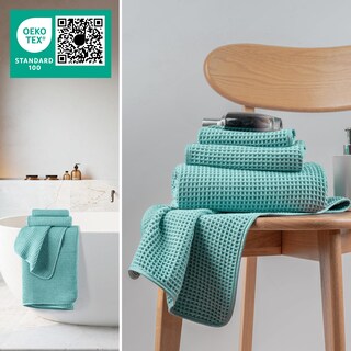 Foto 4 | Foto 4 | Toallas Microfi De Microfibra Para Baño Con Gofres 3 Piezas De Gran Tamaño - Venta Internacional.