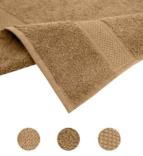 Foto 3 | Foto 3 | Juego De Toallas De Baño Pleasant Home 100% Algodón 515 G/m² 6 Unidades Color Moca - Venta Internacional.
