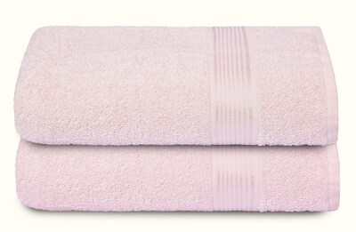 Foto 1 | Foto 1 | Juego De Toallas De Baño Belizzi Home Cotton Paquete De 2 Unidades 70 X 140 Cm Color Rosa - Venta Internacional.