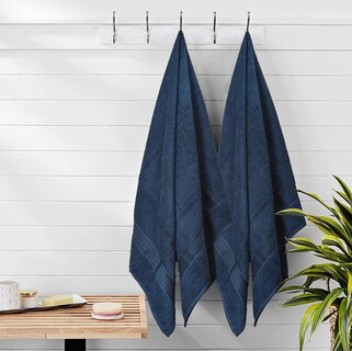 Foto 6 | Foto 6 | Juego De Toallas De Baño Belizzi Home Cotton Paquete De 2 Unidades 70 X 140 Cm Color Azul Mineral - Venta Internacional.