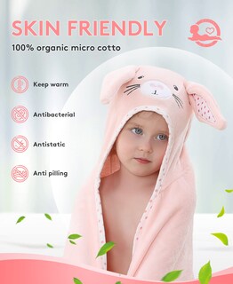 Foto 5 | Foto 5 | Toalla Con Capucha Tbezy 100% Algodón Ultrasuave Para Niños (3-10 Años) - Venta Internacional.