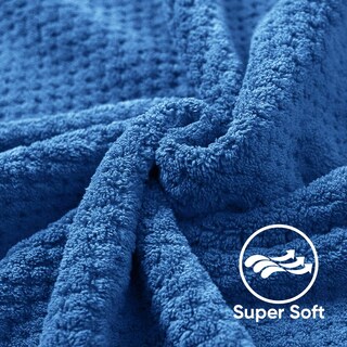 Foto 2 | Foto 2 | Juego De Toallas De Baño Homexcel 4 Unidades Microfibra 75 X 150 Cm Color Azul - Venta Internacional.