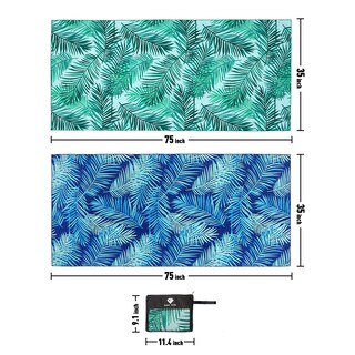 Foto 6 | Foto 6 | Toalla De Playa Py Super Mode De Microfibra  75 X 35 Cm  Sin Arena  Paquete De 2 - Venta Internacional.