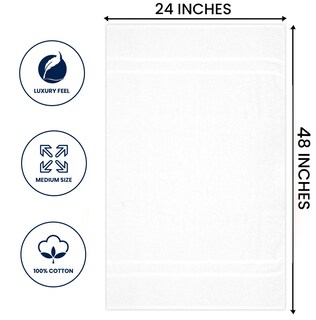 Foto 6 | Foto 6 | Toallas De Baño Textila Basic  Tamaño Mediano  60 X 120 Cm  6 Unidades  Algodón Blanco - Venta Internacional.