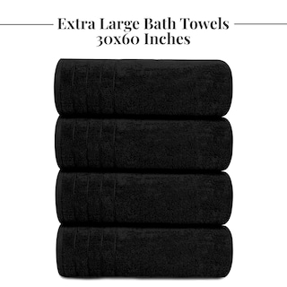 Foto 7 | Foto 7 | Toallas De Baño Tens Toallas Extra Grandes 100% Algodón 76 X 152 Cm Paquete De 4 - Venta Internacional.
