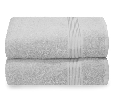 Foto 1 | Foto 1 | Juego De Toallas De Baño Belizzi Home Cotton Paquete De 2 Unidades 70 X 140 Cm Gris Claro - Venta Internacional.