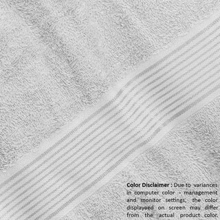 Foto 2 | Foto 2 | Juego De Toallas De Baño Belizzi Home Cotton Paquete De 2 Unidades 70 X 140 Cm Gris Claro - Venta Internacional.