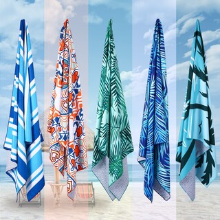 Foto 7 | Foto 7 | Toalla De Playa Py Super Mode De Microfibra  75 X 35 Cm  Sin Arena  Paquete De 2 - Venta Internacional.