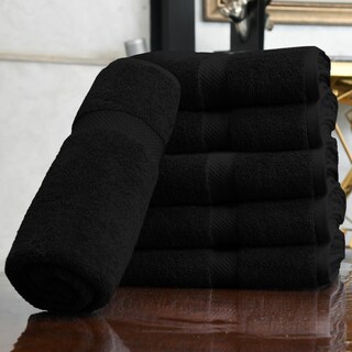 Foto 3 | Foto 3 | Paquete De 6 Toallas De Baño Herculean Premium  60 X 120 Cm  Color Negro - Venta Internacional.