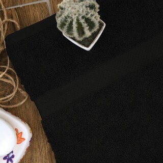 Foto 6 | Foto 6 | Paquete De 6 Toallas De Baño Herculean Premium  60 X 120 Cm  Color Negro - Venta Internacional.