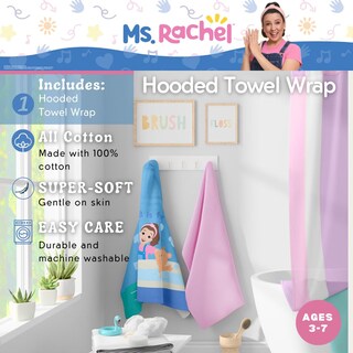 Foto 2 | Foto 2 | Toalla Con Capucha Franco Ms. Rachel Kids Algodón Suave 60 X 130 Cm - Venta Internacional.