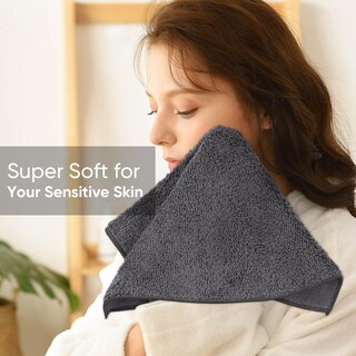 Foto 3 | Foto 3 | Toallitas De Microfibra Homexcel Altamente Absorbentes 24 Unidades Color Gris - Venta Internacional.