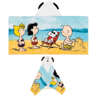 Foto 1 | Foto 1 | Toalla Con Capucha Franco Peanuts Snoopy Kids 60 X 120 Cm - Venta Internacional.