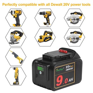Foto 7 | Foto 7 | Batería Waitley De Iones De Litio De 20 V Y 9 Ah Compatible Con Dewalt - Venta Internacional.