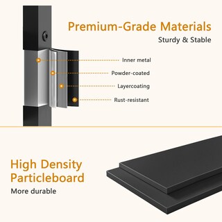 Foto 3 | Foto 3 | Estante De Escalera De Baño Gewudraw De 3 Niveles Con Cajón Negro - Venta Internacional.