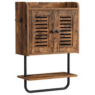 Foto 1 | Foto 1 | Armario De Pared Para Baño Hoobro Con Doble Puerta Medicine Rustic Br - Venta Internacional.