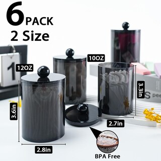 Foto 2 | Foto 2 | Set De Tarros Para Boticarios Qtip Holder Xipengkeji  300 — 350 Ml - Venta Internacional.