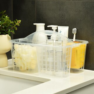 Foto 3 | Foto 3 | Cesta De Ducha Alink De Plástico Con Compartimentos Transparentes - Venta Internacional.