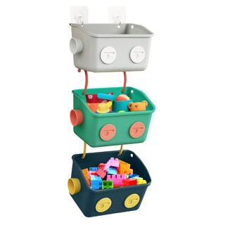 Foto 1 | Foto 1 | Organizador De Almacenamiento De Juguetes De Baño Karceyworth Cute Robot  Paquete De 3 - Venta Internacional.