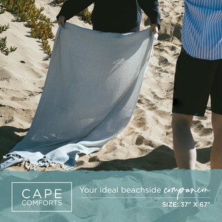 Foto 2 | Foto 2 | Toalla De Playa Cape Comforts Diamond Dobby Denim Blue 94 X 170 Cm - Venta Internacional.
