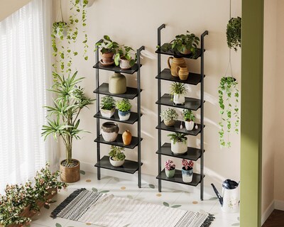 Foto 4 | Foto 4 | Estantería De Pared Ladder Shelf Odk De 5 Niveles  Color Negro  183 Cm - Venta Internacional.