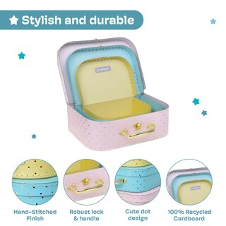 Foto 5 | Foto 5 | Set De Cajas De Almacenamiento Jewelkeeper World Map Minicase X3 - Venta Internacional.