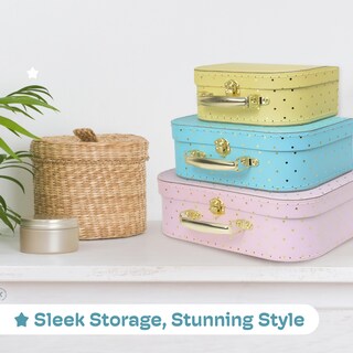 Foto 7 | Foto 7 | Set De Cajas De Almacenamiento Jewelkeeper World Map Minicase X3 - Venta Internacional.