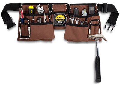 Foto 1 | Foto 1 | Cinturón Para Herramientas De Construcción Glossyend 11 Pocket Marrón/negro - Venta Internacional.