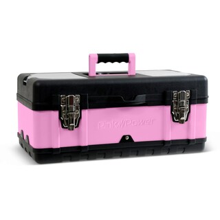 Foto 1 | Foto 1 | Caja De Herramientas Pink Power Pink 18 Pequeña De Metal Y Plástico Para Mujer - Venta Internacional.