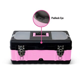 Foto 4 | Foto 4 | Caja De Herramientas Pink Power Pink 18 Pequeña De Metal Y Plástico Para Mujer - Venta Internacional.