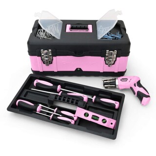 Foto 5 | Foto 5 | Caja De Herramientas Pink Power Pink 18 Pequeña De Metal Y Plástico Para Mujer - Venta Internacional.