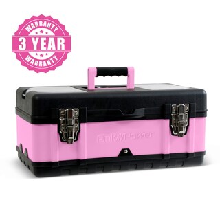 Foto 6 | Foto 6 | Caja De Herramientas Pink Power Pink 18 Pequeña De Metal Y Plástico Para Mujer - Venta Internacional.