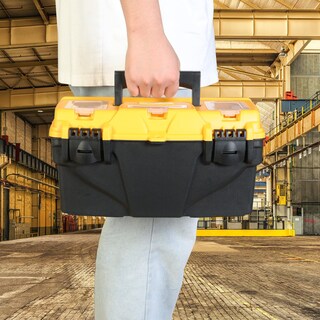 Foto 7 | Foto 7 | Caja De Herramientas Torin 15.5 De Plástico Con Bandeja Extraíble Color Negro Y Amarillo - Venta Internacional.