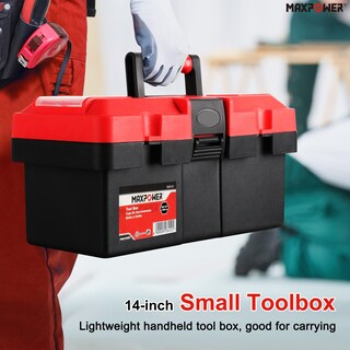 Foto 6 | Foto 6 | Caja De Herramientas Maxpower Pequeña De Plástico De 14 Pulgadas Con Bandeja Extraíble - Venta Internacional.