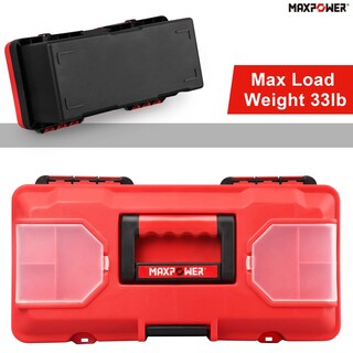 Foto 7 | Foto 7 | Caja De Herramientas Maxpower Pequeña De Plástico De 14 Pulgadas Con Bandeja Extraíble - Venta Internacional.