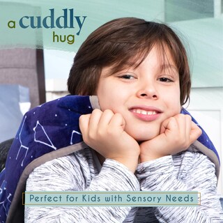 Foto 4 | Foto 4 | Almohadilla De Regazo Pesada Florensi Para Niños 1 36 Kg Blue Constellations - Venta Internacional.