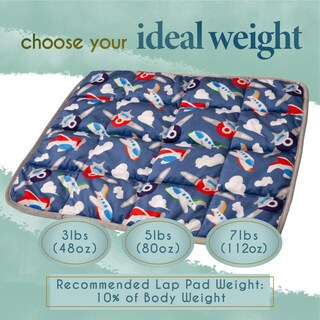 Foto 5 | Foto 5 | Almohadilla De Regazo Pesada Florensi Para Niños 1 36 Kg Blue Constellations - Venta Internacional.
