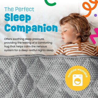 Foto 5 | Foto 5 | Manta Pesada Prime Play De 2 27 Kg Para Niños De 4 A 7 Años Color Gris - Venta Internacional.
