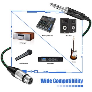 Foto 5 | Foto 5 | Cable Augioth Xlr Hembra A Conector Trs De 1/4 6 35 Mm 0 9 M Paquete De 2 - Venta Internacional.