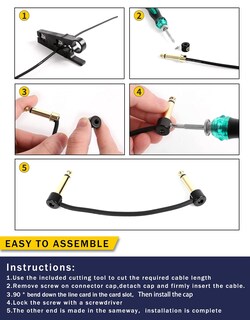 Foto 4 | Foto 4 | Kit De Cables Para Pedalera Sin Soldadura Ghostfire Sp-02 Con Cable De 2 M - Venta Internacional.