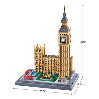 Foto 7 | Foto 7 | Juego De Bloques De Construcción Klmei Real Big Ben 6473 Piezas Para Más De 14 Años - Venta Internacional.