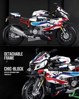 Foto 3 | Foto 3 | Set De Bloques De Construcción Dovob Motorcycle 1000 Rr 912 Piezas - Venta Internacional.