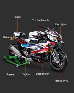 Foto 6 | Foto 6 | Set De Bloques De Construcción Dovob Motorcycle 1000 Rr 912 Piezas - Venta Internacional.