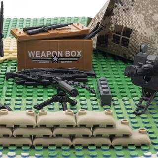 Foto 6 | Foto 6 | Set De Juguetes Con Bloques De Construcción Vicvik Military Scene Ww2 Tent - Venta Internacional.